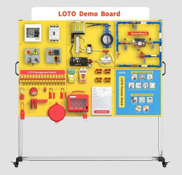 Тренинг-стенд симулятор процедуры LOCKOUT TAGOUT, перекатной WS008